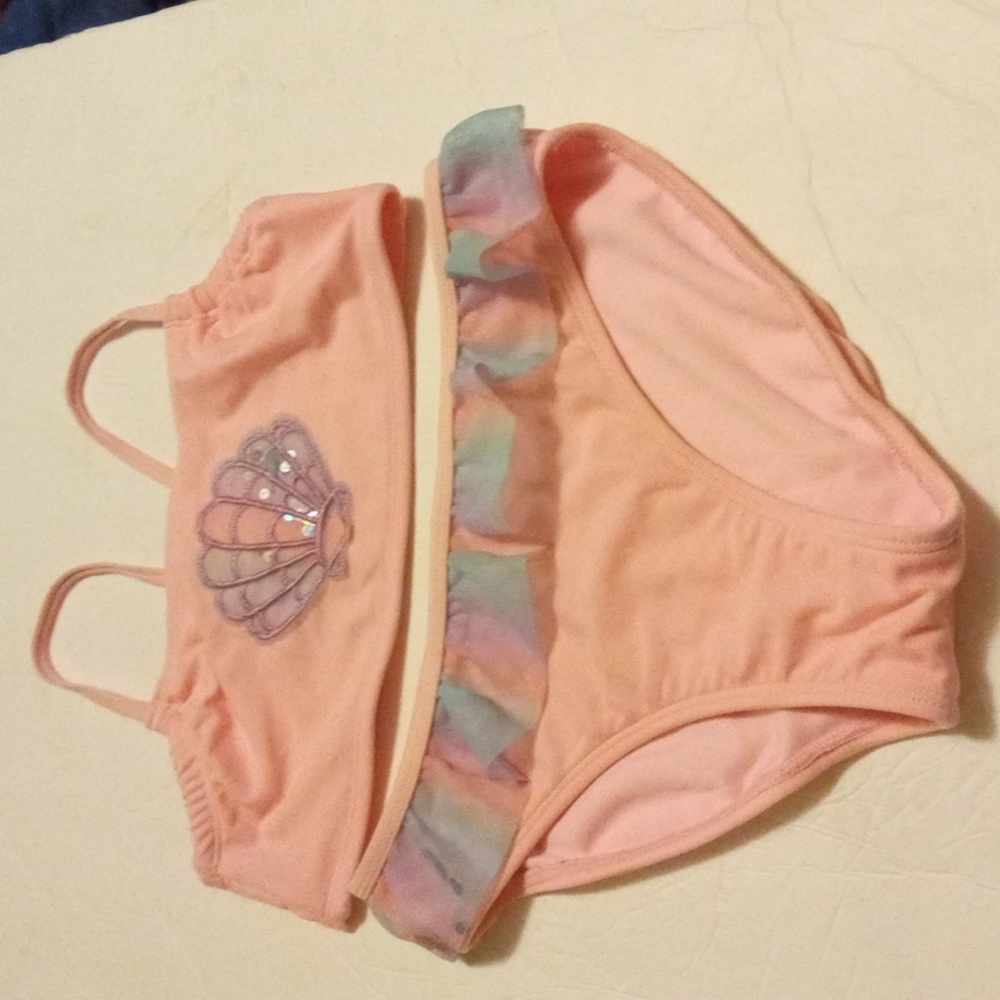 More than Magic pink girls swimsuit szL(10-12) pre-love